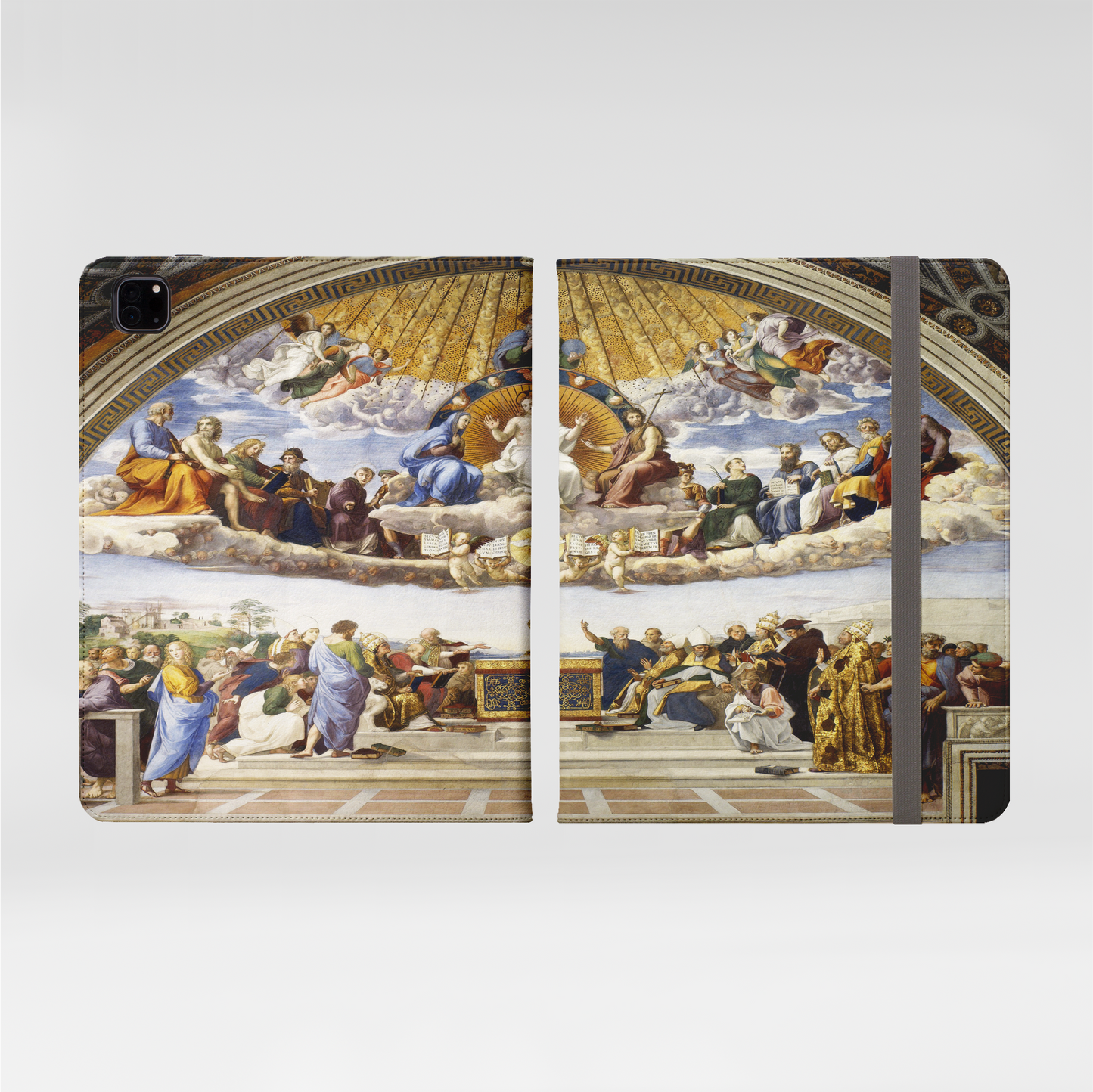 Tablet case with a design of the Sistine Chapel ceiling