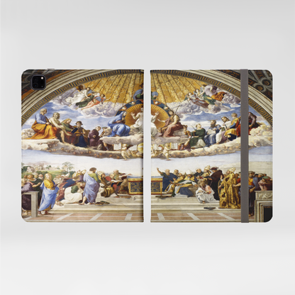 Tablet case with a design of the Sistine Chapel ceiling