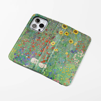 Farm Garden with Sunflowers