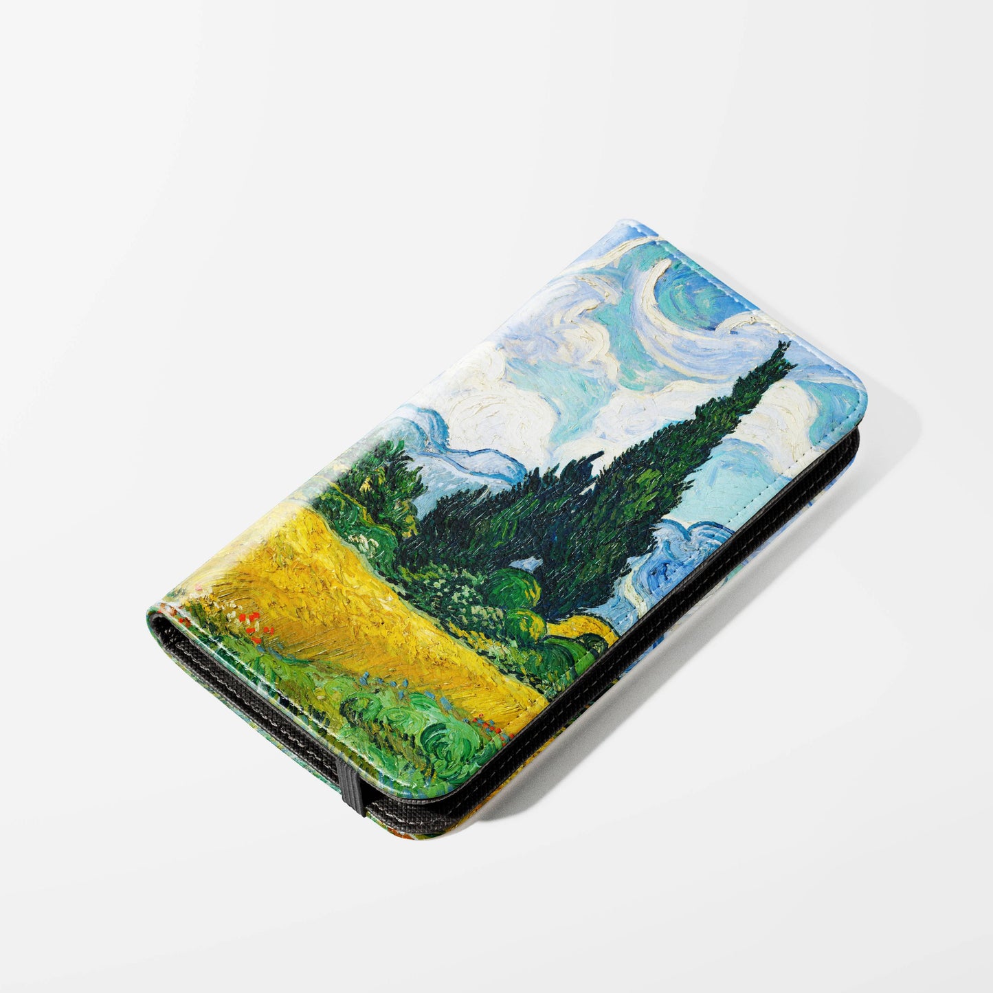 Wheat Field with Cypresses